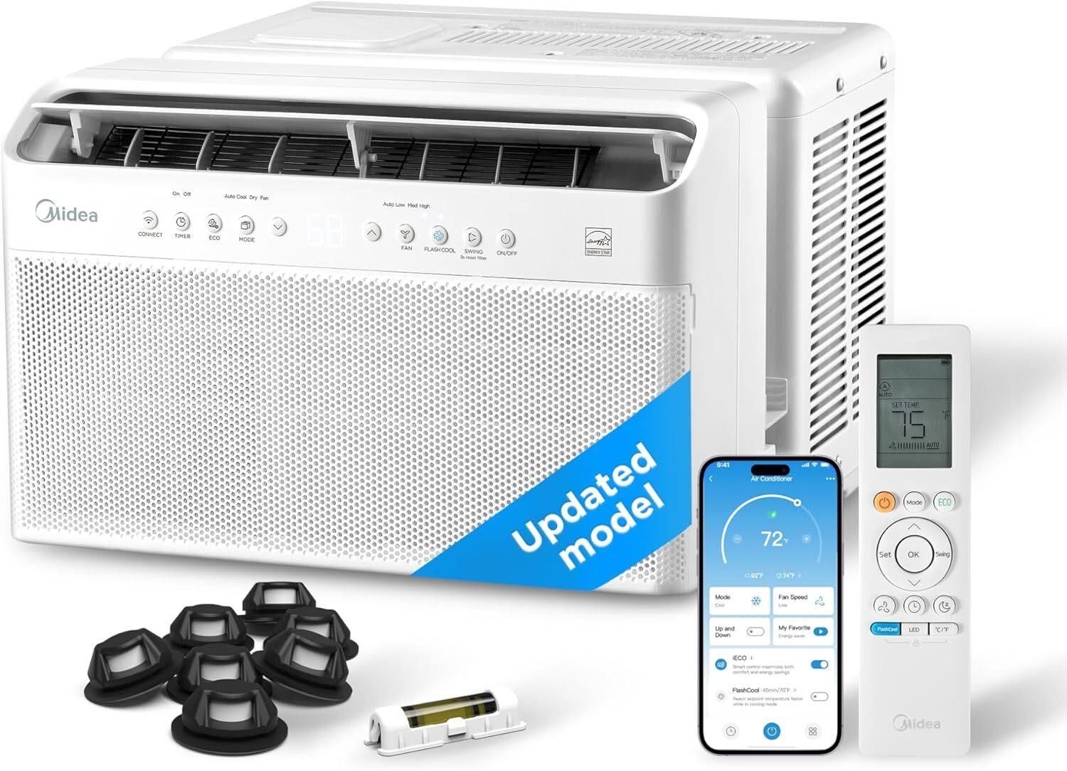 Midea 12,000 BTU U-Shape Smart Window AC