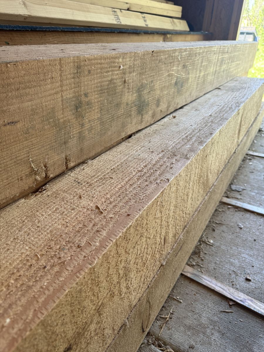 Douglas fir 8 x 8 beams