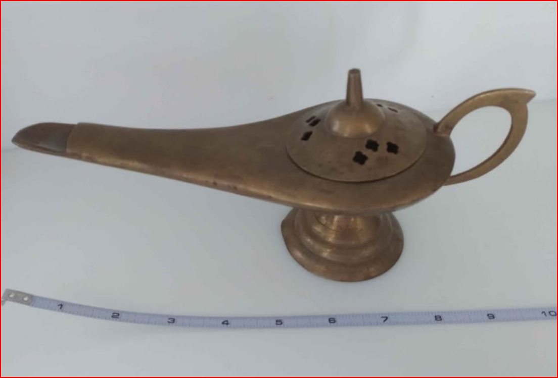 Brass "Genie lamp"