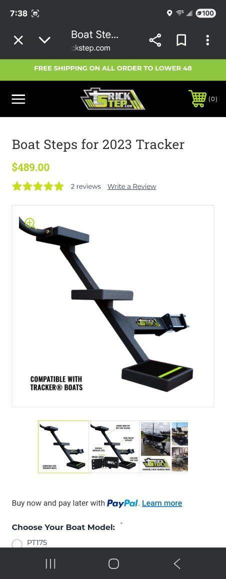 trick step boat steps