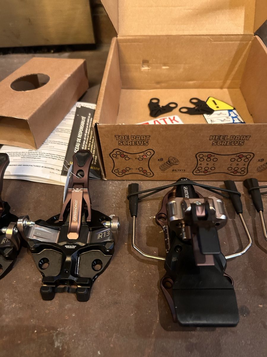 ATK Raider 13 EVO 108, Black/Brown, Tour Bindings