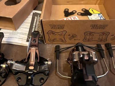 ATK Raider 13 EVO 108, Black/Brown, Tour Bindings