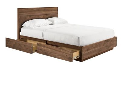 Room & Board Hudson Queen Bed & Side Tables