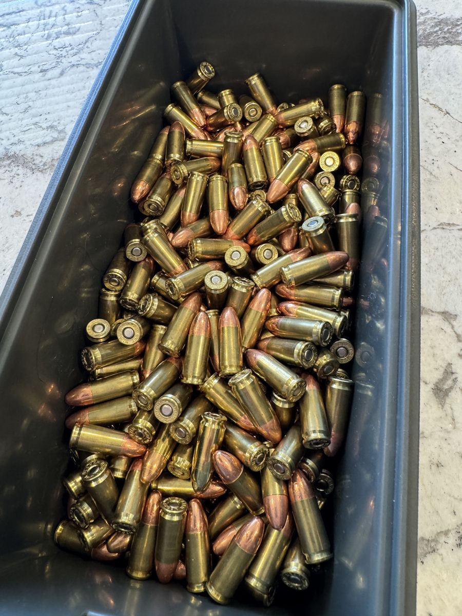 9MM Ammo - 853 total - New not Remanufactured