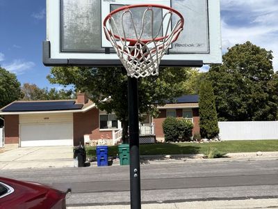 Reebok Portable Basketball Hoop System with Shatter Proof Backboard