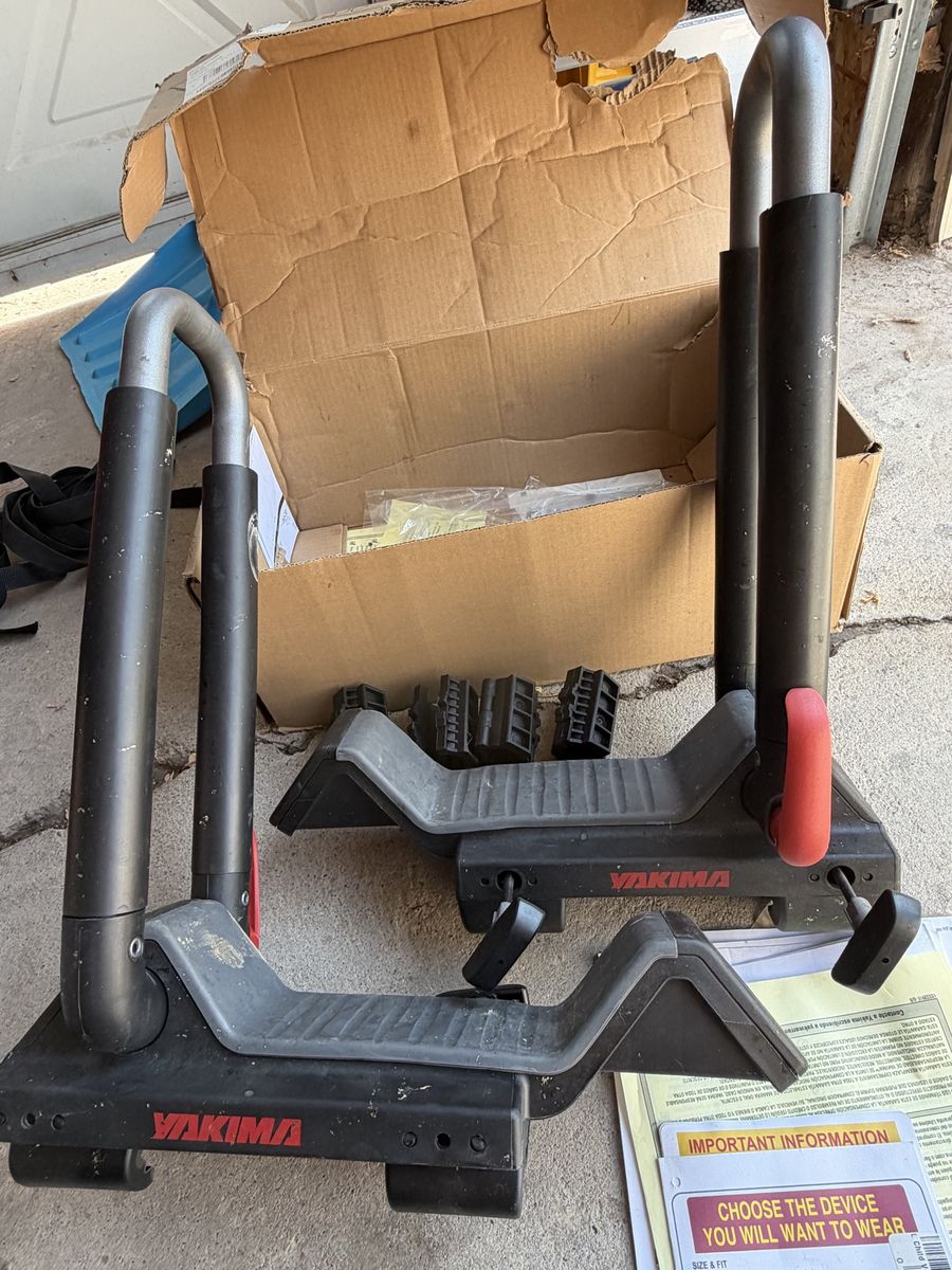 Yakima JayLow Folding Rooftop Kayak Rack Mounts