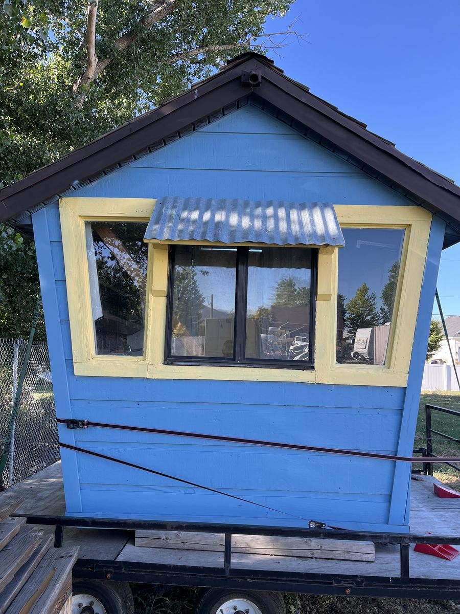 Snow Cone Shack And Trailer