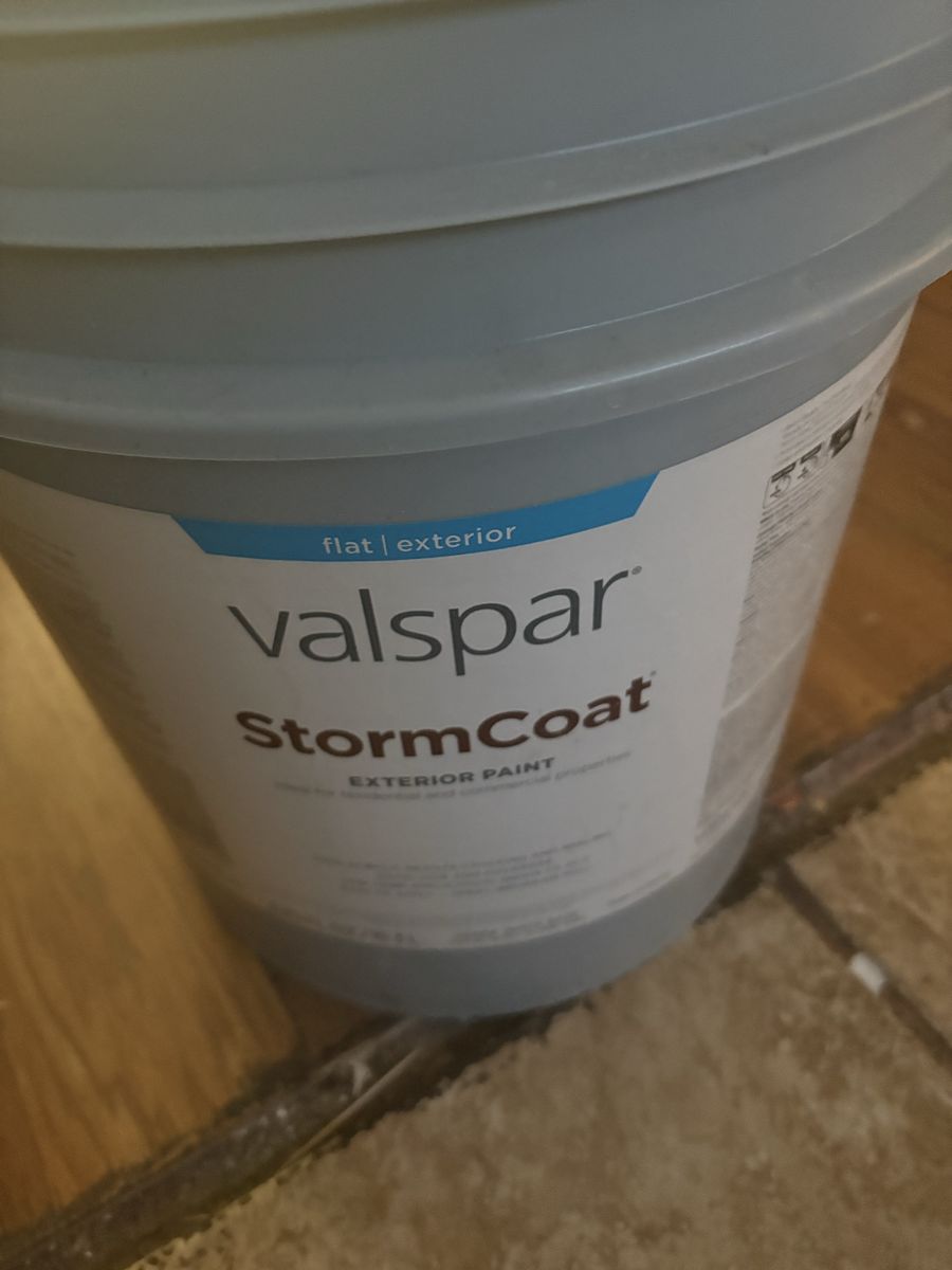 Valspar StormCoat 5-Gallon Flat Exterior Paint - Custom Color White Base (Lowe's #2253)