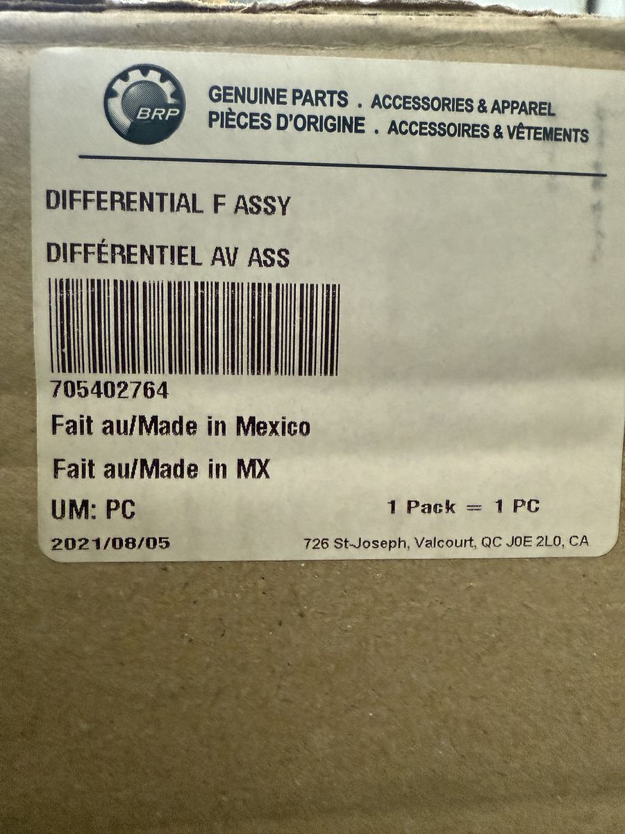 CAN AM Front Differential Assembly