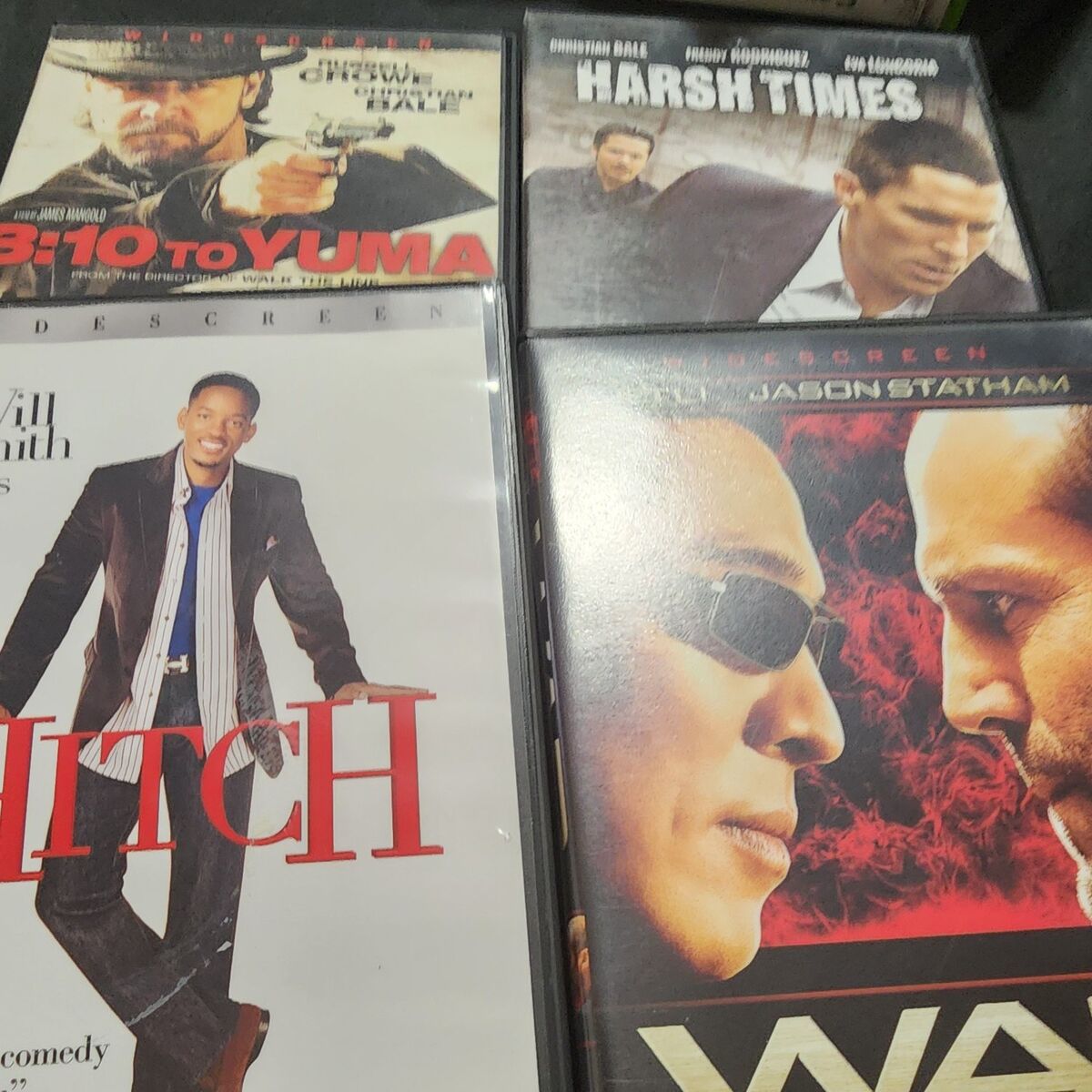 Harsh Times, Hitch, War, & 3:10 to Yuma dvds