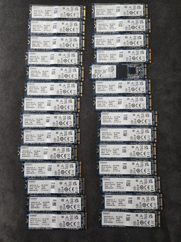 Kingston 128GB PCIe NVMe M.2 2280 SSD Solid State Drive (Bulk available)