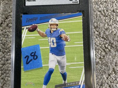 Justin Herbert San Diego Chargers graded slabs