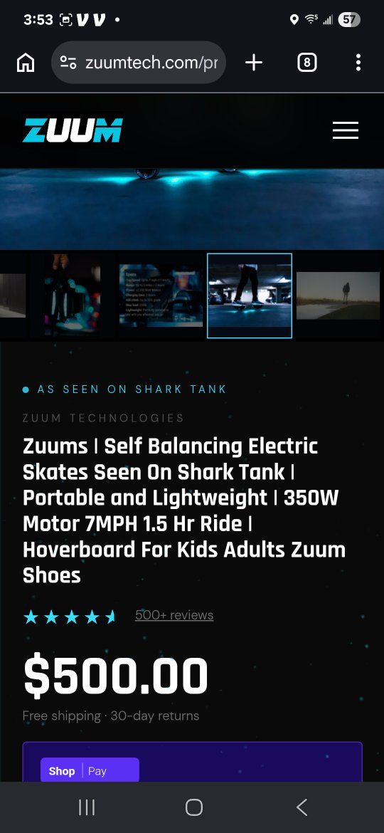 zumms electric skates