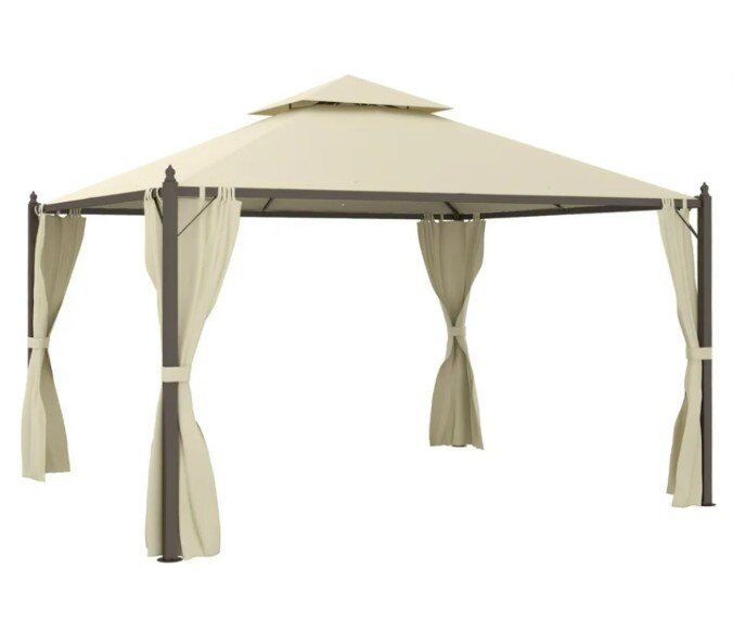 NEW Outsunny 10' x 12' Outdoor Patio Gazebo Canopy