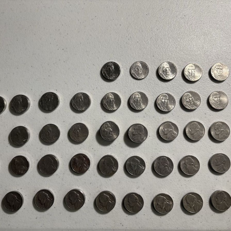 1980-2025 P& D Nickel set