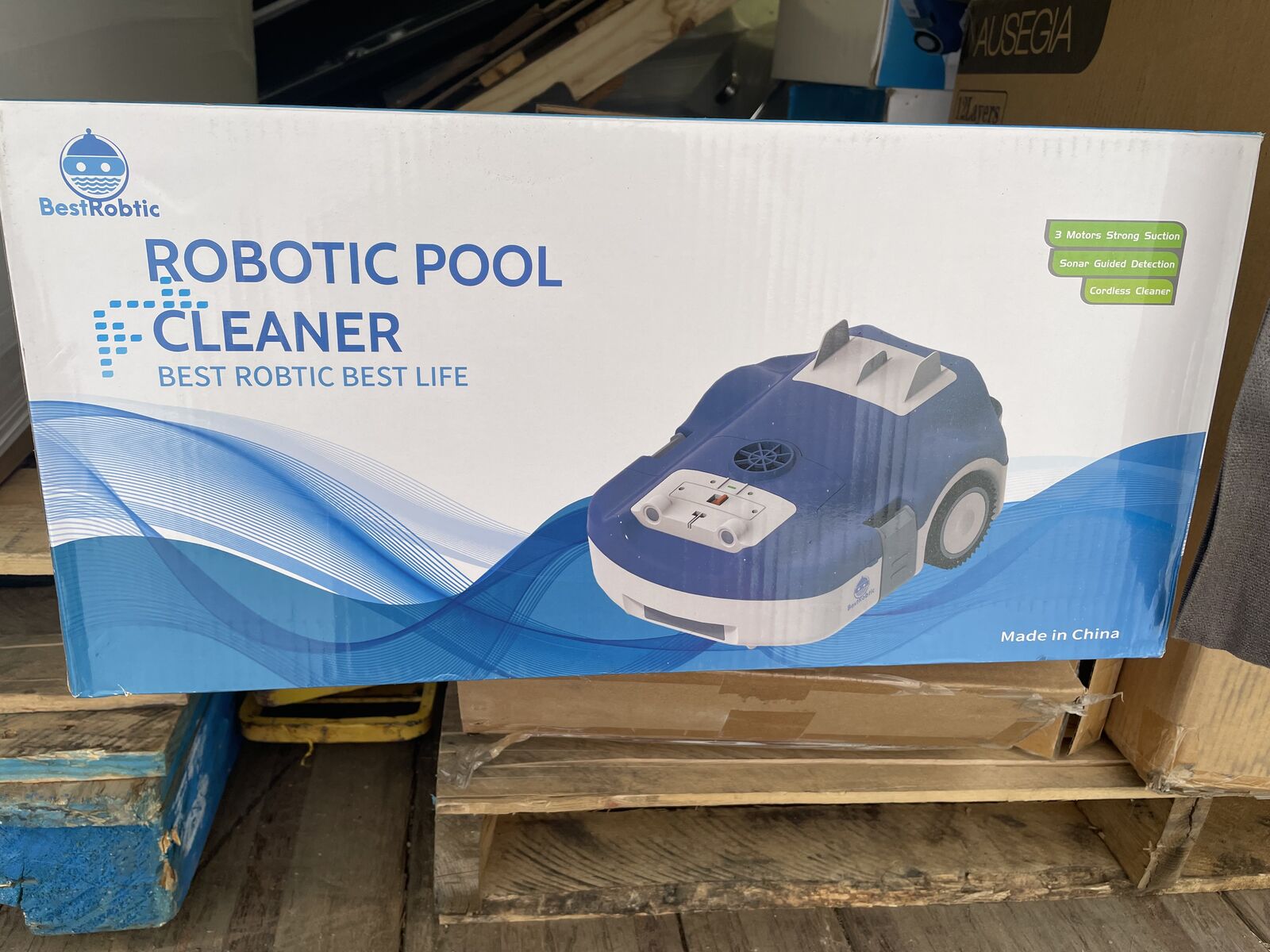 NEW In Box Cordless Robotic Pool Vacuum Cleaner