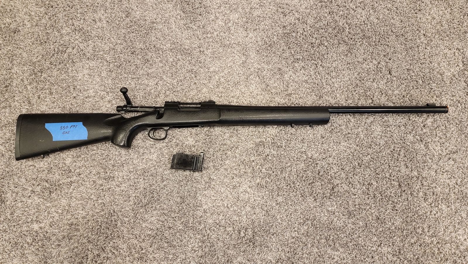 KJ Works Bolt Action Gas Airsoft Rifle - $75