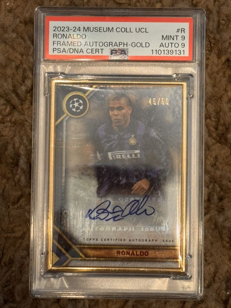 2023 Museum Coll Ronaldo Framed Auto Gold /50