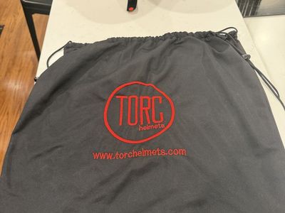 TORC Red Glitter Motorcycle Helmet with Visor and Dust Bag