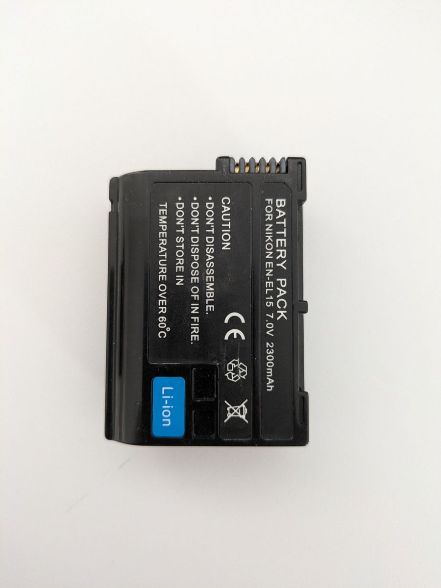 Nikon EN-EL15 compatible battery