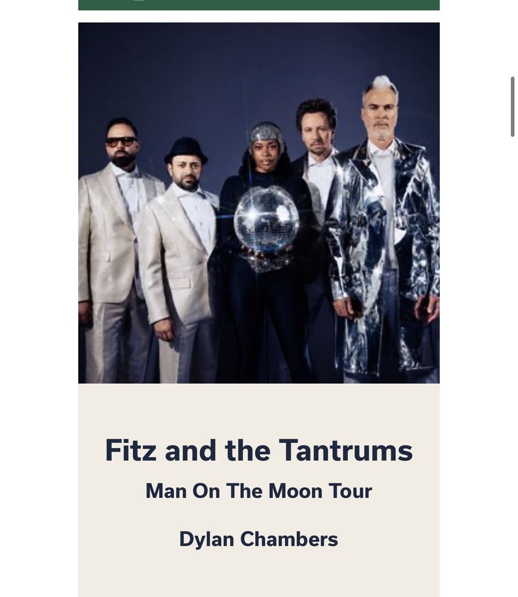 Fitz and the Tantrums 2 tickets Red Butte