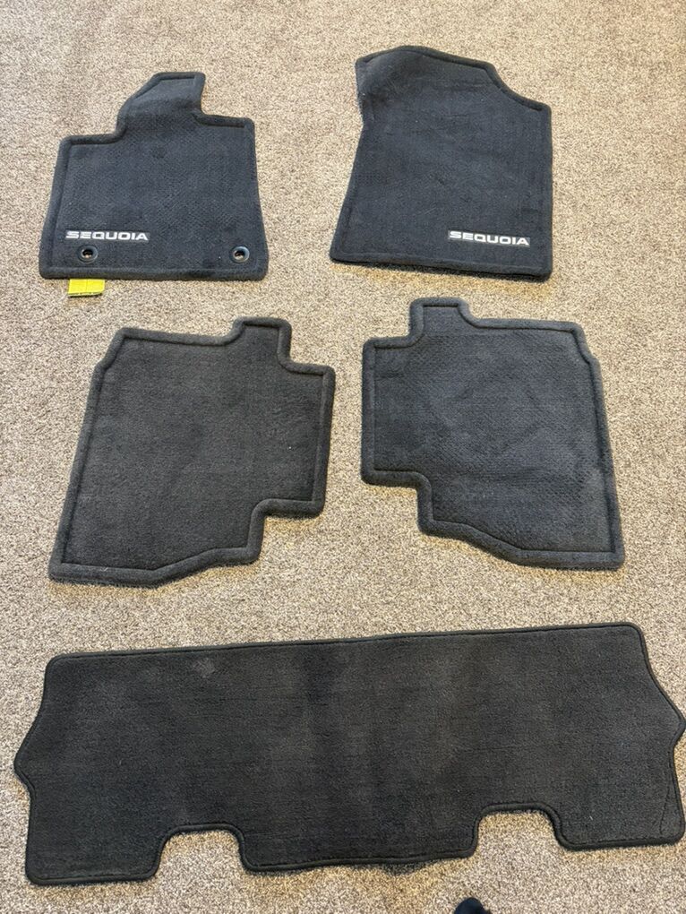 2008- 2022 OEM Toyota Sequoia Carpet Floor Mats