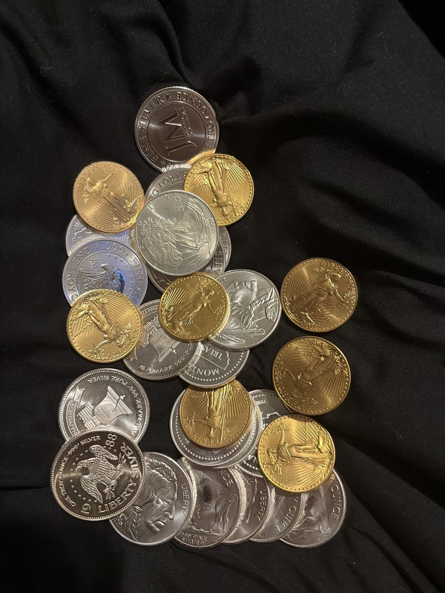 Bullion gold sold at low premium and silver sold at spot ! 
