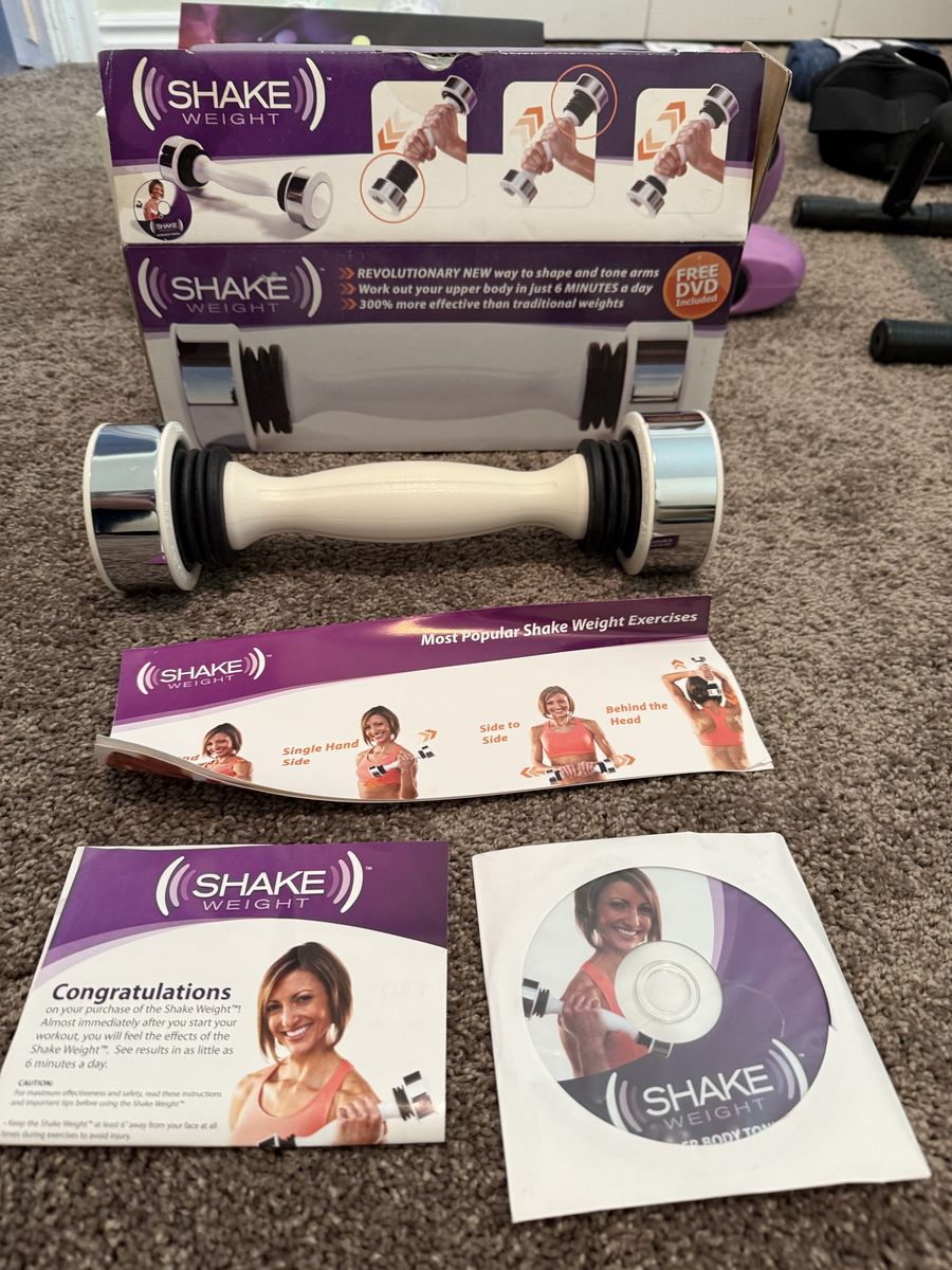 Shake Weight Dumbbell for Women - Tone Arms & Upper Body, DVD Included