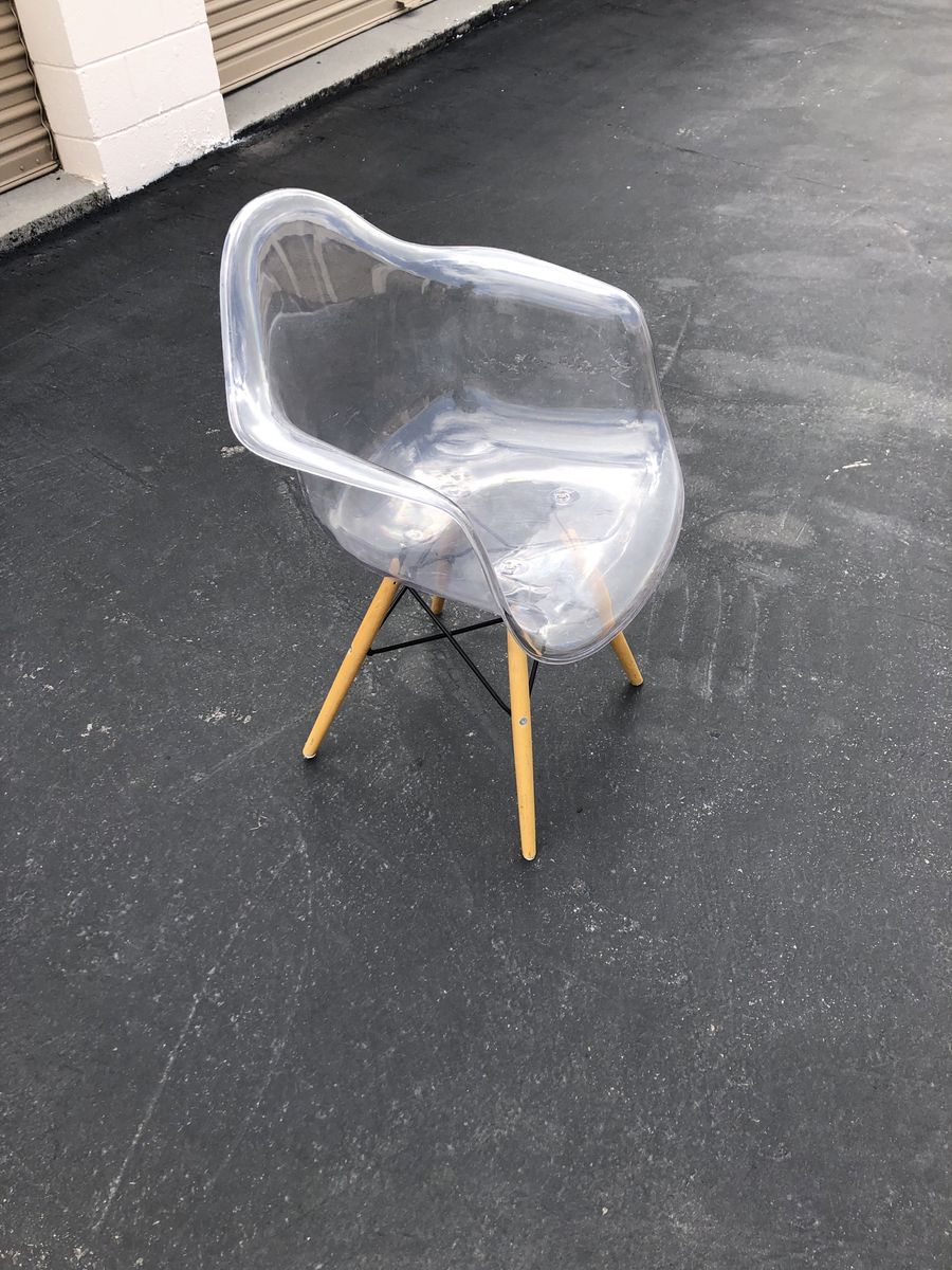 Clear acrylic chair