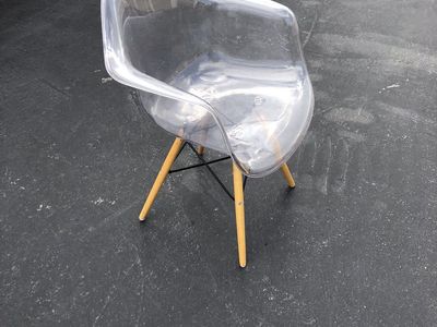 Clear acrylic chair