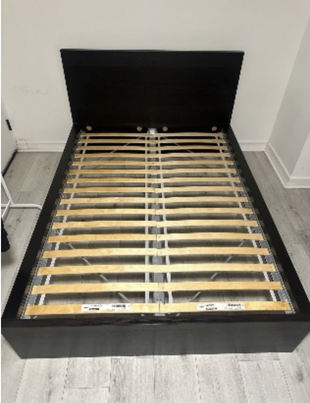 Full Bed Frame With Storage Drawers