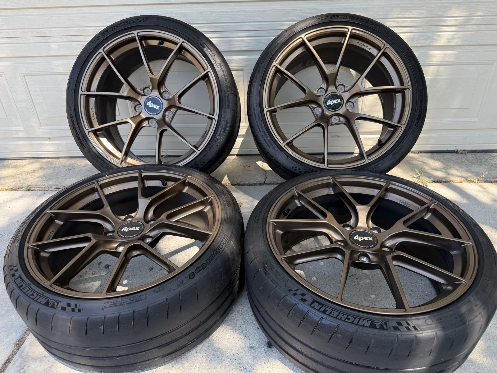 Apex VS-5RS 20" Porsche Wheels & Cup 2 Tires