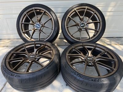 Apex VS-5RS 20" Porsche Wheels & Cup 2 Tires