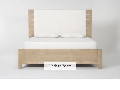 Living Spaces King Bedframe And Mattress