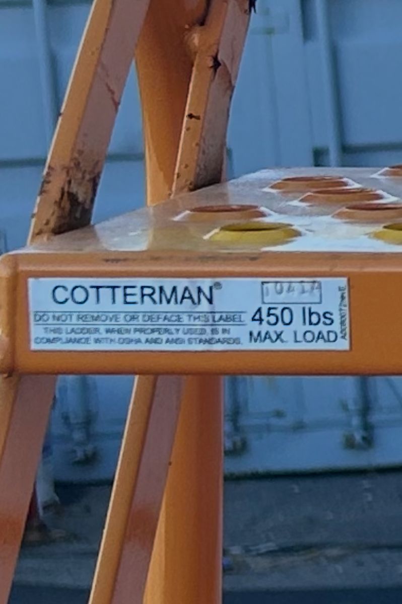 9 Step Industrial Warehouse Stairs/Ladder