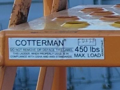 9 Step Industrial Warehouse Stairs/Ladder