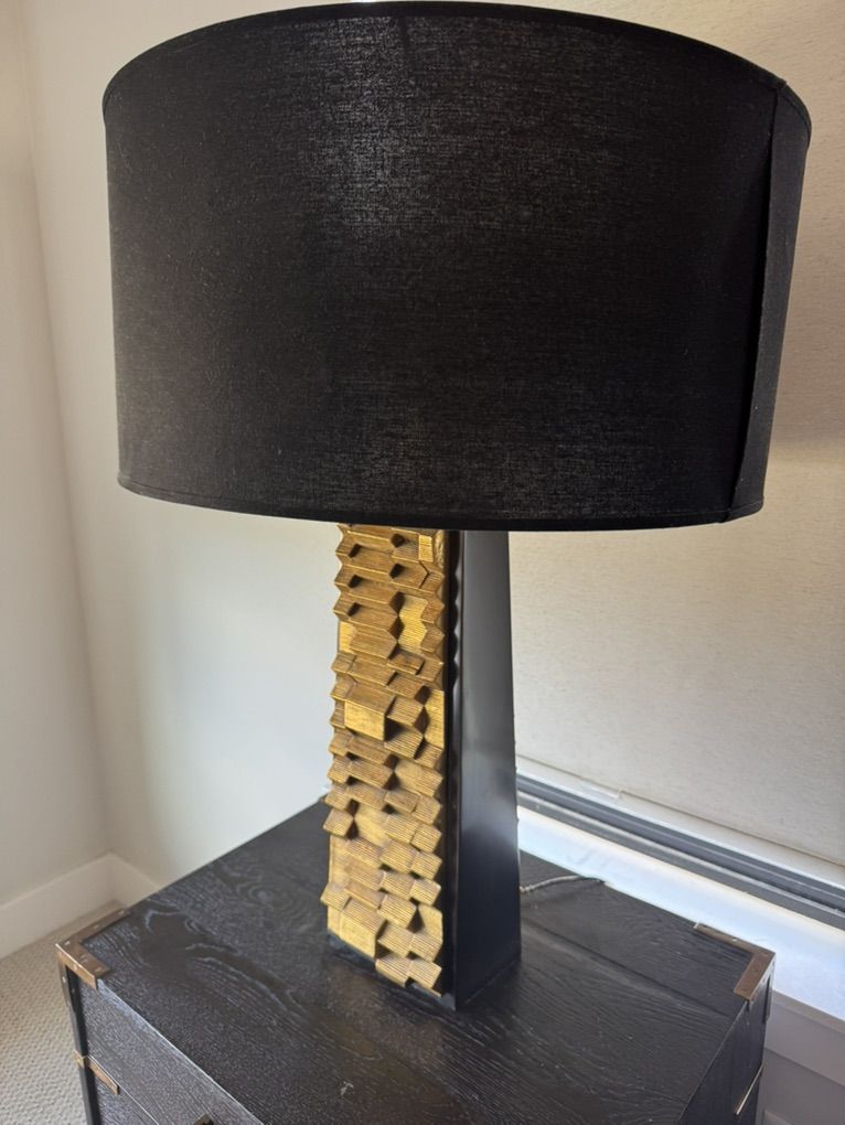 RH Brutalist Constructivist Table Lamps (2)