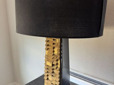 RH Brutalist Constructivist Table Lamps (2)