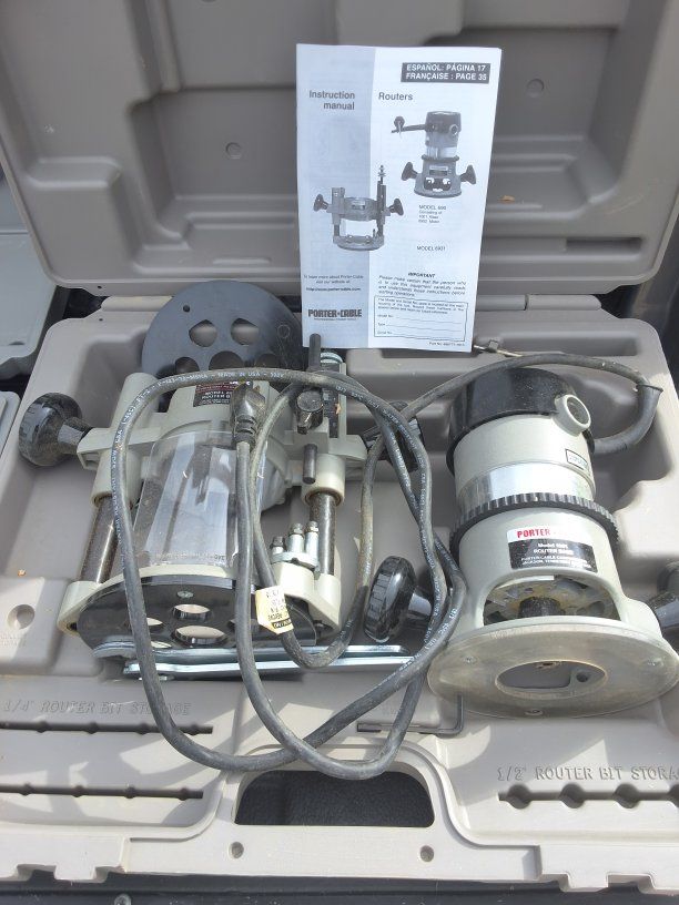 Porter Cable 1001 router with base $85