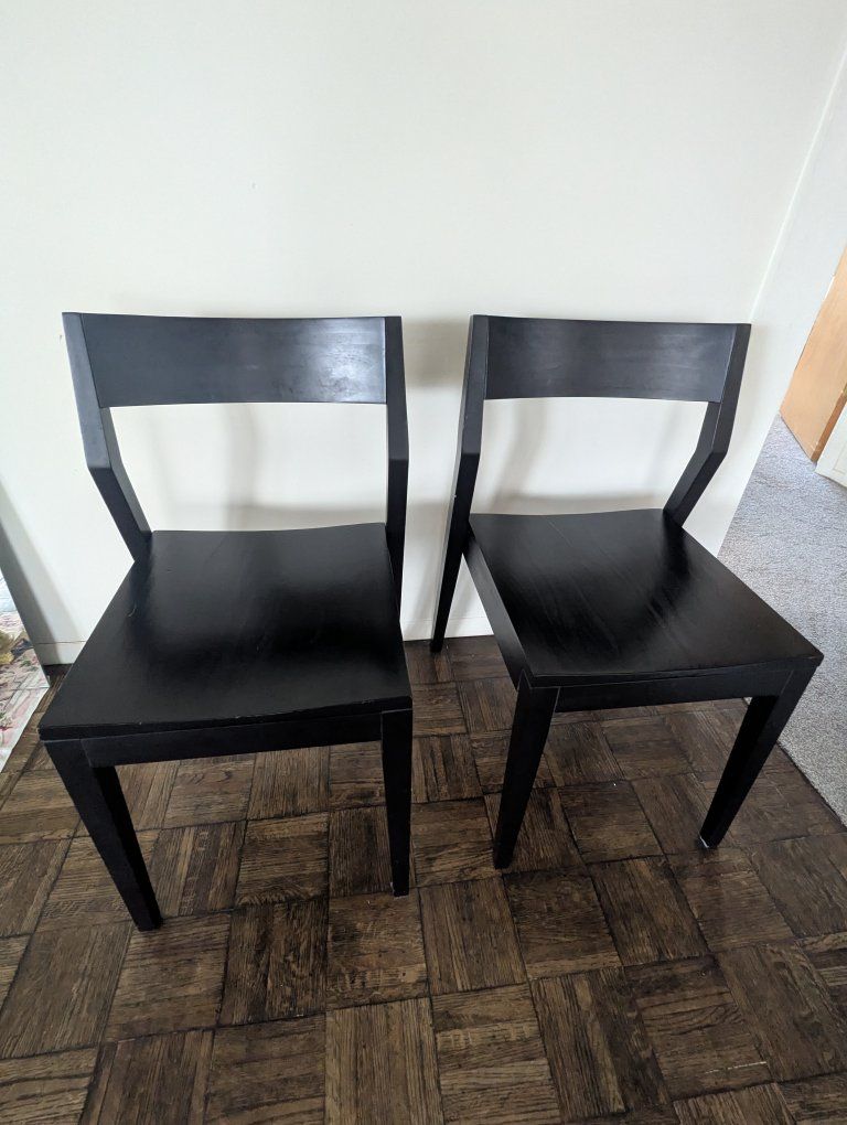 2 Plank+Beam Dining Chairs