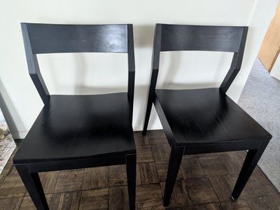 2 Plank+Beam Dining Chairs