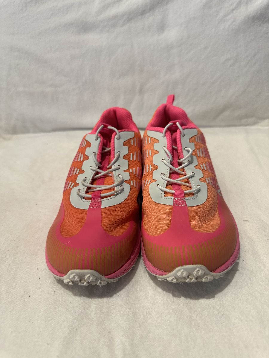 Merrell Youth Size 4 Orange/Pink/White Trail Shoes