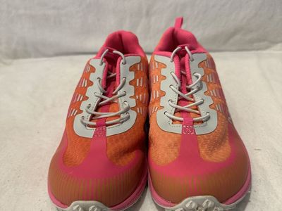 Merrell Youth Size 4 Orange/Pink/White Trail Shoes