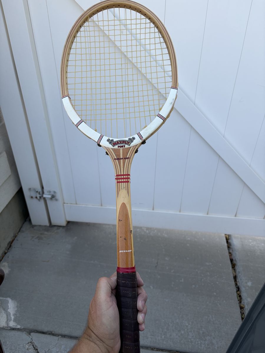 Vintage Dunlop Maxply Fort Wooden Tennis Racket