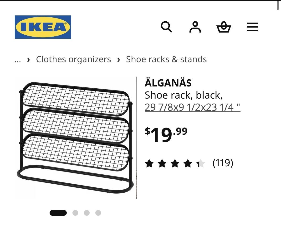 IKEA shoe rack