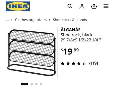 IKEA shoe rack