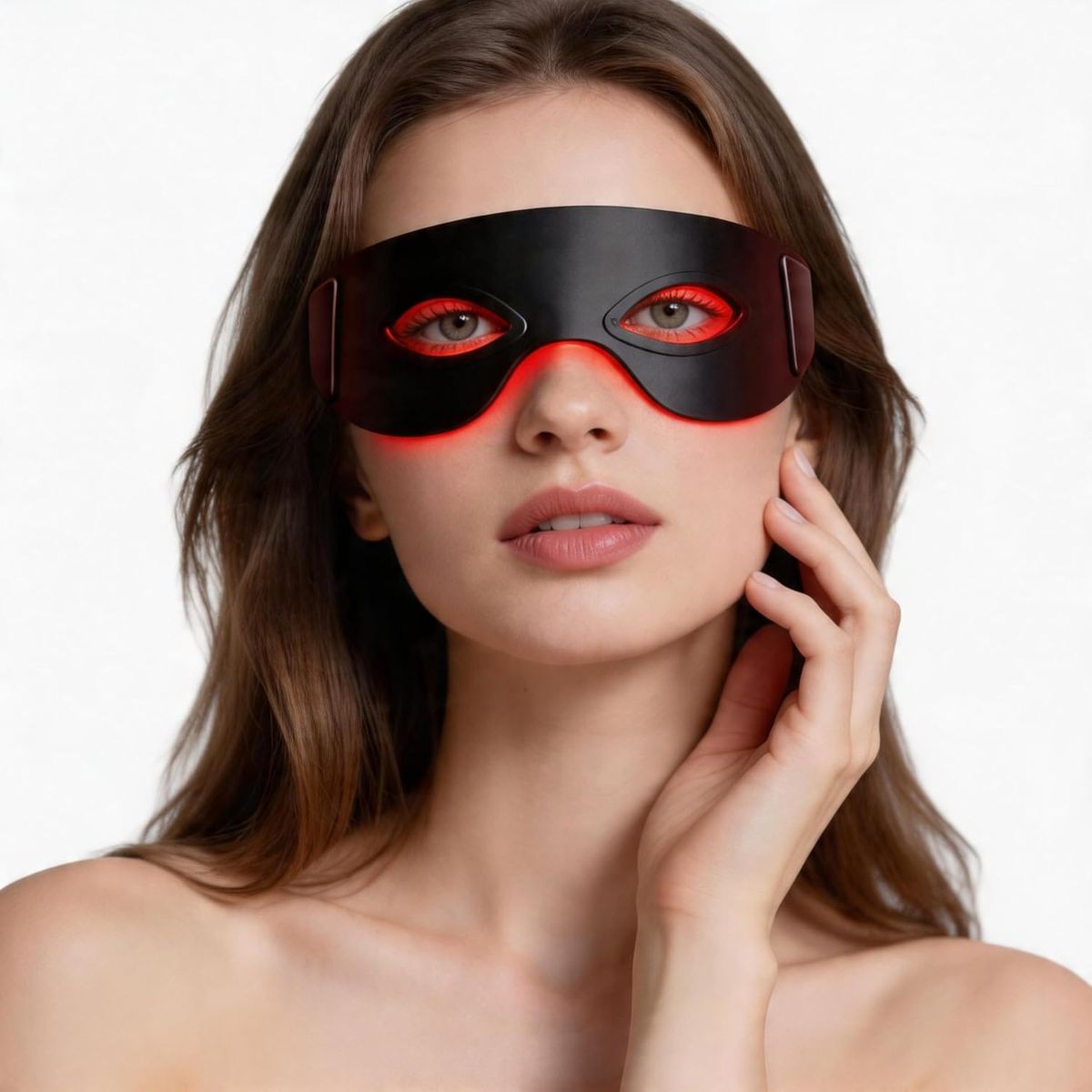 NEW Red Light Therapy for Eyes, 630nm & 850nm Infrared Eye Pods Red Light Therapy Glasses with Light