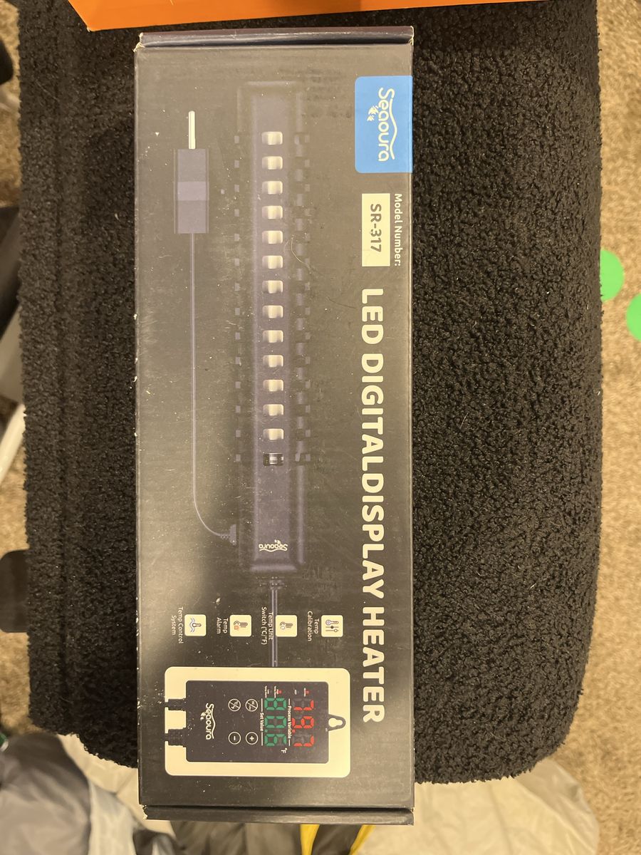 Seaoura SR-317 LED Digital Display Heater with Temperature Control System