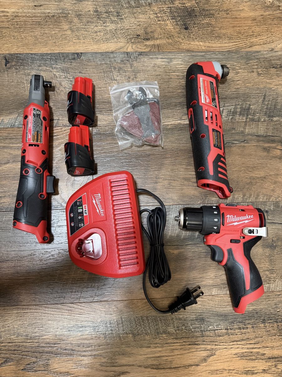 milwaukee 3/8 fuel ratchet wrench, multi tool, drill driver