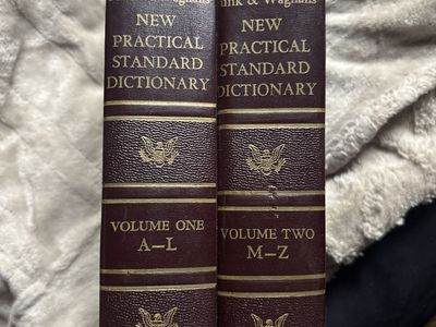 1954 Funk & Wagnalls Original Standard Dictionary
